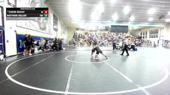 150 lbs Champ. Round 2 - Matthew Deller, Canyon vs Chase McKay, Laguna Hills