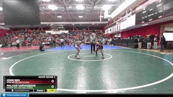 134 lbs Champ. Round 2 - Malhar Sarvasiddhi, Mission San Jose High School vs John Reg, Jesse Bethel High School