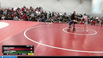 120 lbs Quarterfinal - Faith Vondy, Severance vs Jylian Cabral, Douglas County