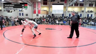 138 lbs Semifinal - Dylan Wright, Milford vs Liam O'brien, Marblehead/Swampscott