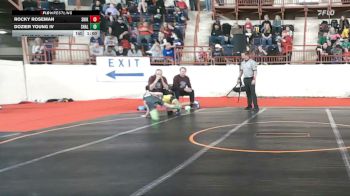 80_B lbs Round Of 64 - Rocky Roseman, Shikellamy vs Dozier Young IV, Shaler
