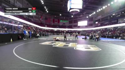 126 lbs Cons. Semi - Daniel Meier, Owyhee vs Dylan Frothinger, Eagle
