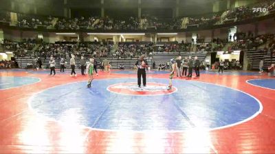 51 lbs Quarterfinal - August Bishop, South Forsyth WAR Wrestling Club vs Isaak Daniel, Rabbit Wrestling Club
