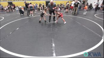 52 lbs Rr Rnd 3 - Emmalyn Gibson, Wolfpak Wrestling vs Evelyn Shimonek, Pawhuska Elks Takedown