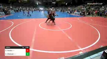 100 lbs Semifinal - Cheyenne Hooks, Pin-King All Stars vs Daisie Bledsoe, Woodland Wrestling Club