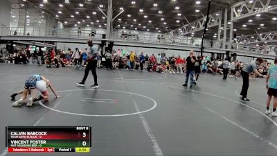 72 lbs Round 2 (8 Team) - Calvin Babcock, Team Gotcha Blue vs Vincent Foster, Mat Assassins Red