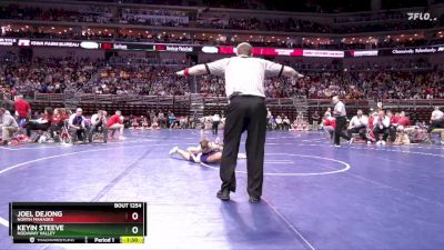 1A-126 lbs Cons. Round 2 - Keyin Steeve, Nodaway Valley vs Joel DeJong, North Mahaska