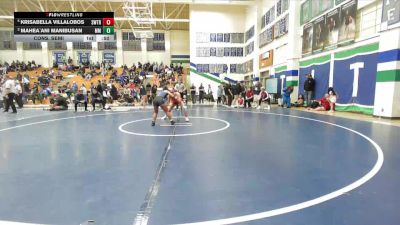 100 lbs Cons. Semi - Krisabella Villalobos, Sweetwater vs Mahea`ani Manibusan, Mira Mesa