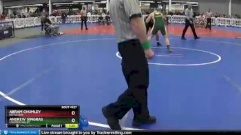 182 lbs Semifinal - Abram Chumley, Kettle Run vs Andrew Gingras, Loudoun Valley