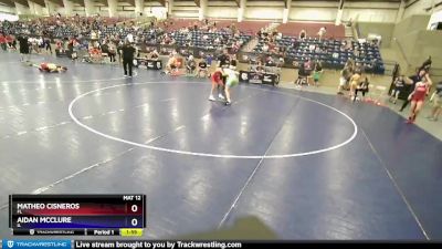 102 lbs Cons. Round 2 - Matheo Cisneros, FL vs Aidan McClure, IL