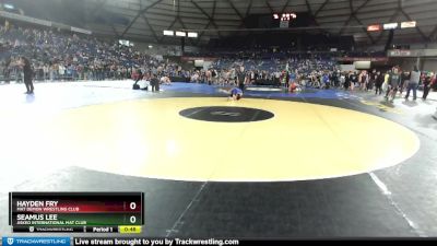 87 lbs Quarterfinal - Seamus Lee, Askeo International Mat Club vs Hayden Fry, Mat Demon Wrestling Club