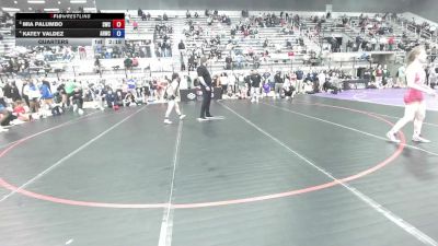 50 kg Quarters - Mia Palumbo, Statesmen Wrestling Club vs Katey Valdez, Army (WCAP)