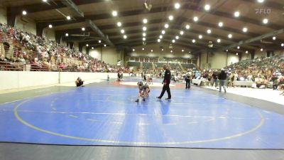 85-90 lbs Consolation - Parker Pugh, Commerce Wrestling Club vs Monroe Halsey, PTC Wrestling