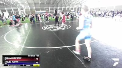 130 lbs Quarterfinal - Olivia Gutierrez, ID vs Hailey Austin, WA