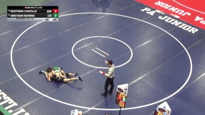 103 lbs Round Of 32 - Matthew Castillo, Hempfield vs Greyson Morris, Albert Gallatin