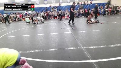 80 lbs Round 3 - Lucan Stellwagen, Eastside Youth Wrestling vs Douglas McConnell, C2X