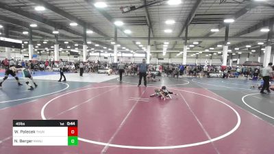 40 lbs Semifinal - Weston Palecek, Thundercats WC vs Nash Berger, Manu WC