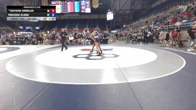 120 lbs Cons. Sub-rd Of 32 - Zaiyahn Ornelas, NE vs Trexden Olsen, UT