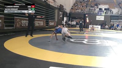 132 lbs Consi Of 8 #1 - Landon Herdic, New York Military Academy vs Jacob Stewart, Peninsula Catholic High School