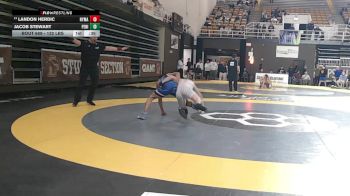 132 lbs Consi Of 8 #1 - Landon Herdic, New York Military Academy vs Jacob Stewart, Peninsula Catholic High School