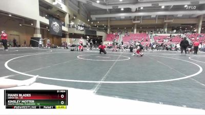 80 lbs Semifinal - Mandi Blades, Ubasa WA vs Kinsley Motter, South Central Punishers