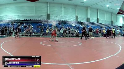 120 lbs Cons. Round 3 - Ben Arbotante, IL vs Chase Luther, OH