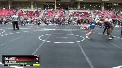 Round 3 (6 Team) - Eva Moore, Greater Heights vs Kya Timmer, Nebraska Wrestling Academy