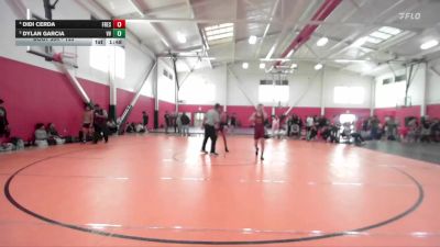 133 lbs Quarterfinal - Dylan Garcia, Victor Valley College vs Didi Cerda, Fresno City College