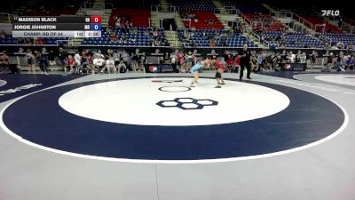 130 lbs Champ. Rd Of 64 - Madison Black, CA vs Jorgie Johnston, MO