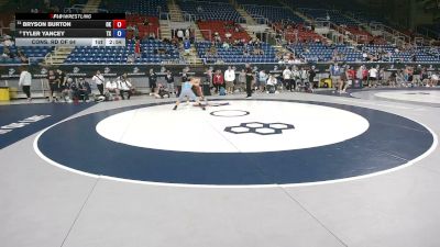 144 lbs Cons. Rd Of 64 - Bryson Burton, Oklahoma vs Tyler Yancey, Texas