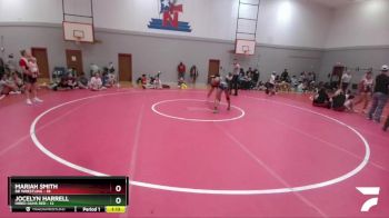 126 lbs Round 5 (6 Team) - Jocelyn Harrell, Hired Guns Red vs Mariah Smith, BB Wrestling