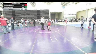 72 lbs Rr Rnd 1 - Jionni Milazzo, Cordoba Trained K3 vs Jaxson Fogg, Kingsway K-3