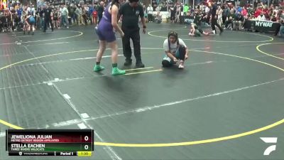 130 lbs Quarterfinal - Jeweliona Julian, Metro Detroit Region Affiliated vs Stella Eachen, Three Rivers Wildcats