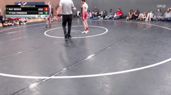 90 lbs Cons. Round 3 - Tytan Freeman, East Idaho Elite Wrestling Club vs Ray Bedke, Oakley Hornets Wrestling Club Inc.