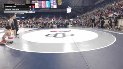 157 lbs Cons. Rd Of 64 - Colin Shamp, WA vs Trevor Paulson, WI