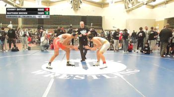 211 lbs Final - Johnny Snyder, Warhawks Wrestling Inc. - MSE vs Matthew Brown, Triumph Blue - MSE