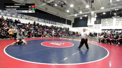 145 lbs 3rd Place Match - Avalynn Ramos, Ventura vs Jules Sitani, La Habra