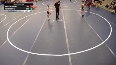 Elementary - 76 lbs Logan Maley, Northfield vs Easton Vos, Waconia