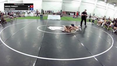 140 lbs Abigail Pursley, North Carolina vs Keira Liesch, Louisiana