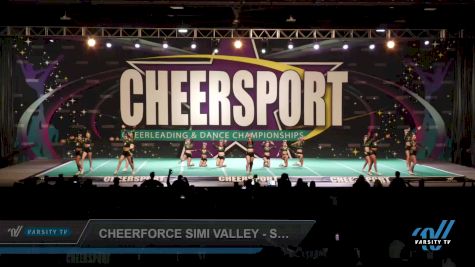 CheerForce Simi Valley - Sapphirez [2022 L1 - U19] 2022 CHEERSPORT National Cheerleading Championship