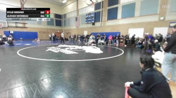 140lbs Champ. Round 2 - Aliviah Ketzbeau, Kalama (Girls) vs Rylie Brewer, Hanford (Girls)