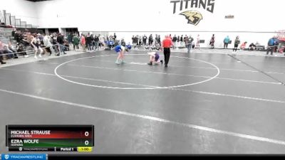 120 lbs Cons. Round 3 - Ezra Wolfe, Hopkins vs Michael Strause, Elkhorn Area