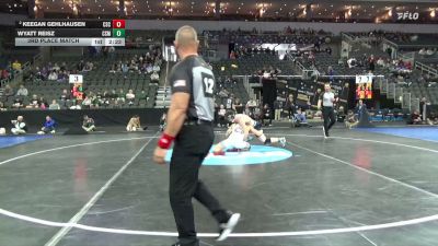 184 lbs 3rd Place Match - Wyatt Reisz, Colo. Sch. Of Mines vs Keegan Gehlhausen, Chadron St.
