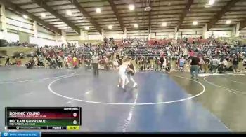 74 lbs Semifinal - Dominic Young, Grantsville Wrestling Club vs Beckam Garreaud, Roy Wrestling Club