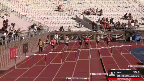 Watch College Men's 400m Hurdles (Event 202) Heat 4 At 2026 Penn Relays