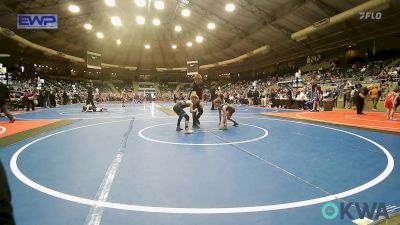 61 lbs Consolation - Logan Weiher, McAlester Youth Wrestling vs Knox Perkins, Tahlequah Wrestling Club