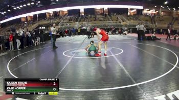 120 lbs Champ. Round 3 - Kase Hopper, Venice vs Kaiden Triche, Archbishop Rummel