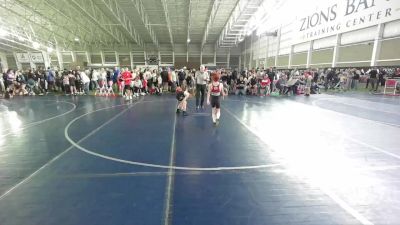 63 lbs Champ. Round 2 - Jag OBrien, Wasatch Wrestling Club vs ROKZYN SCOFFIELD, Bear River Wrestling Club