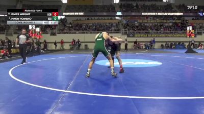 133 lbs Cons. Round 1 - James Wright, Central Mo. vs Jakob Romero, Adams St.