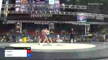 220 lbs Semifinal - Zachary Evans, Pennsylvania vs Jacob Walker, Iowa